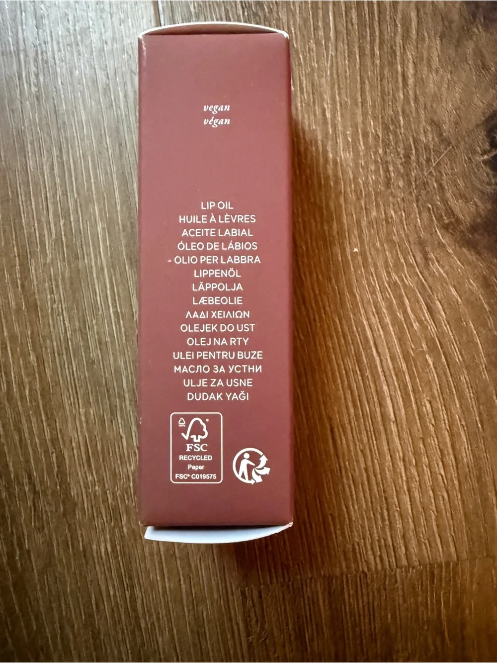 Summer Fridays Lip Oil Packaging in Deep Rose